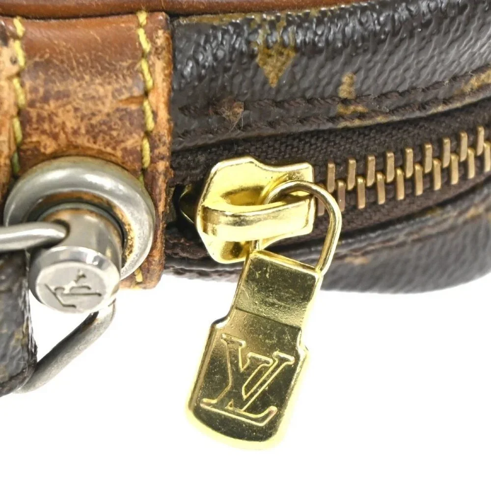 LOUIS VUITTON Marly Dragonne PM Clutch Hand Bag Monogram Leather M51827 04KC150 - Picture 8 of 14